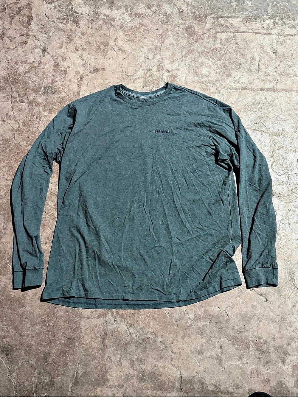 Patagonia Men's Long-Sleeved Line Logo Ridge Responsibili-Tee Sleeve